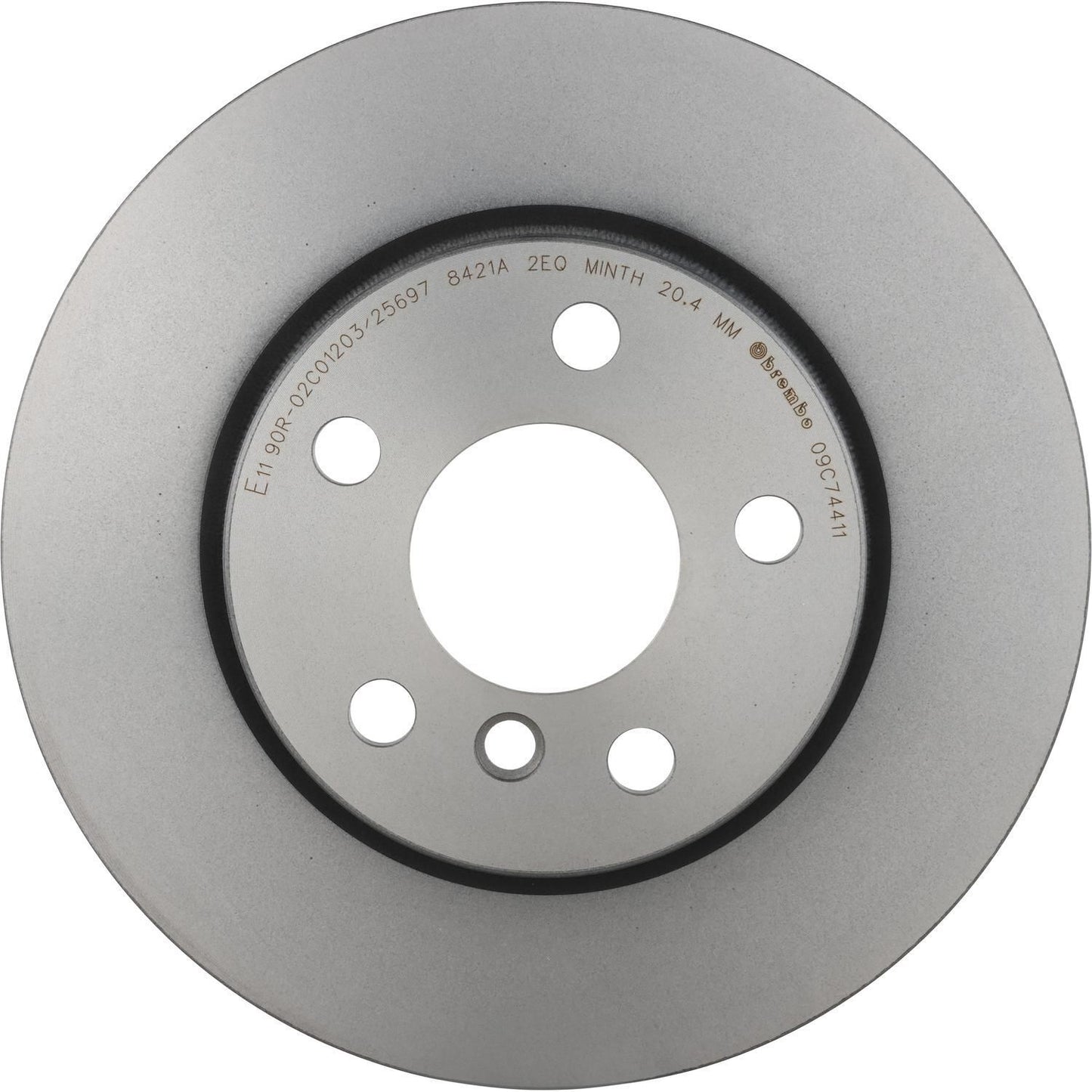 BRE-09.C744.11 - PAR DE DISCOS DE FRENO DELANTEROS PARA MINI COOPER ALL BLACK 2013-2013
