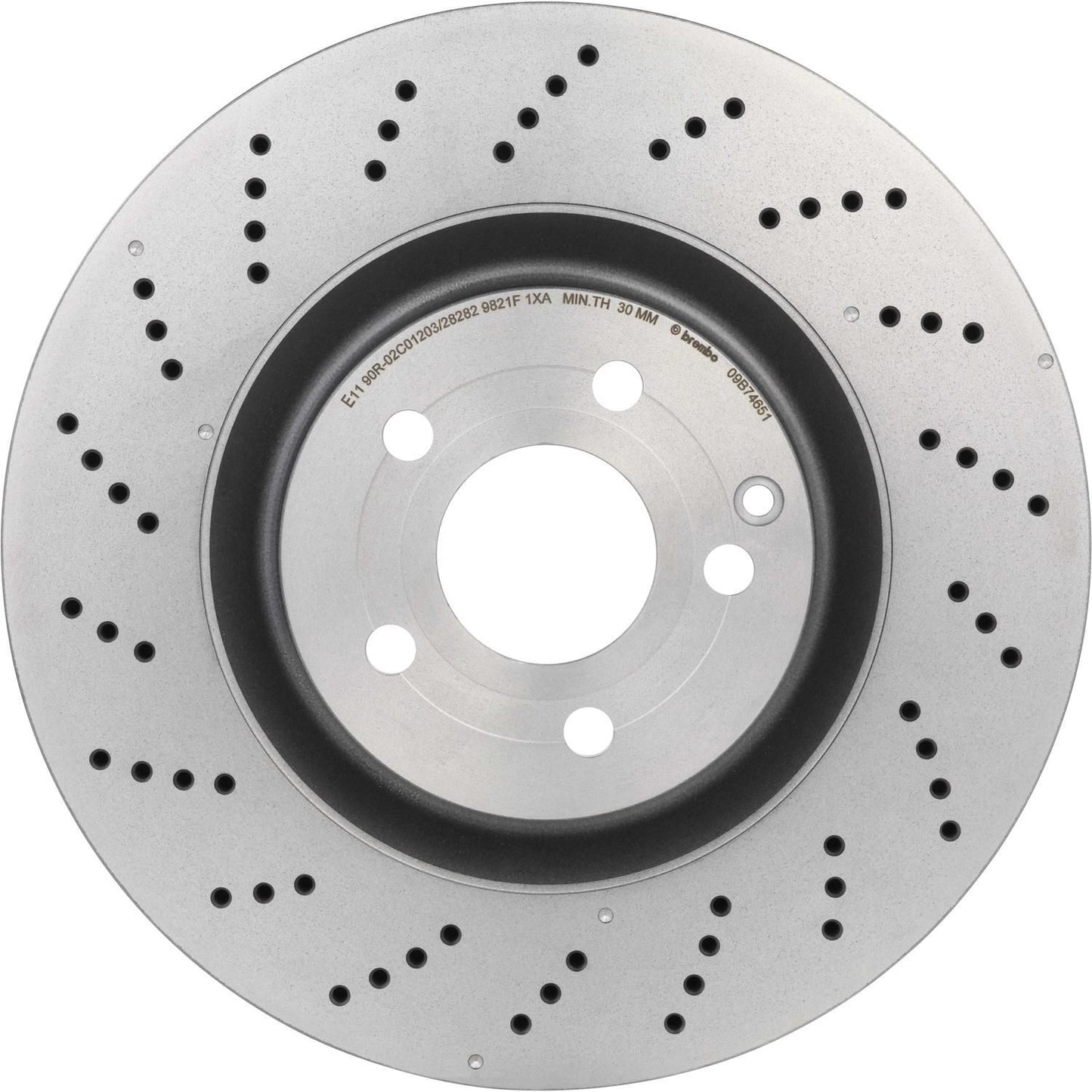BRE-09.B746.51 - PAR DE DISCOS DE FRENO DELANTEROS PARA MERCEDES-BENZ E500 BASE 2009-2016
