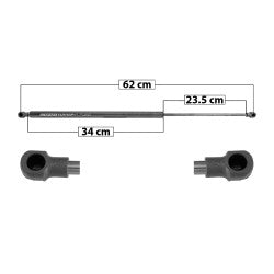 MANJ-51023 - AMORTIGUADOR 5TA PUERTA PARA CHEVROLET TRACKER 2013-2015 DERECHA/IZQUIERDA