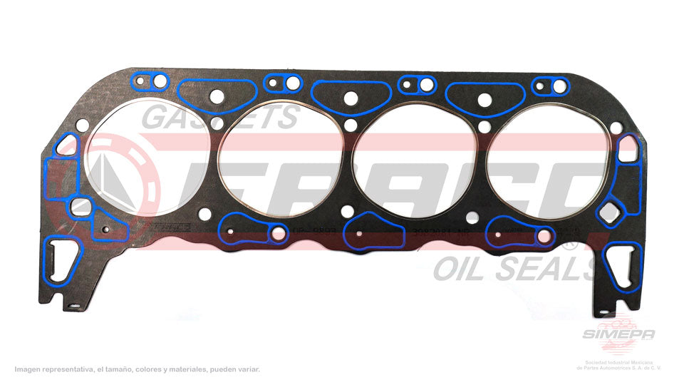 HGX-3082081-NR - EMPAQUE DE CABEZA PARA CHEVROLET C5500 KODIAK V8 6.0 L 16 V. OHV 1991