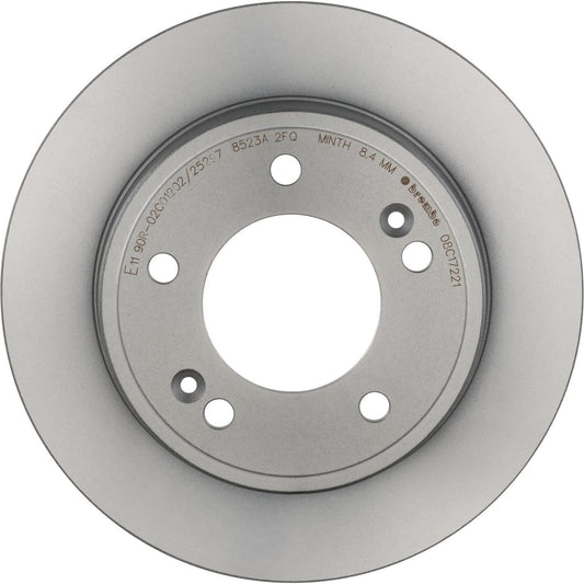 BRE-08.C172.21 - PAR DE DISCOS DE FRENO TRASEROS PARA HYUNDAI ELANTRA GL 2015-2017