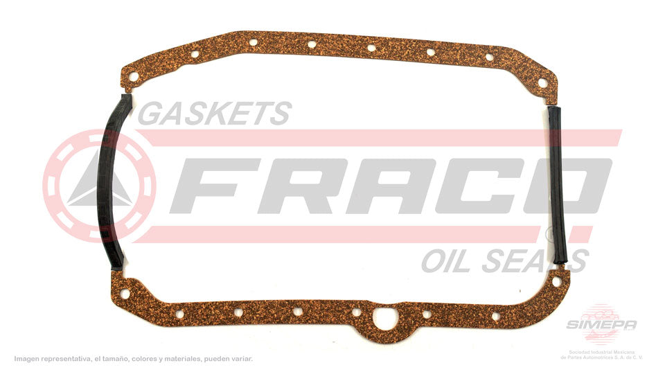 OSX-3062060 - EMPAQUE DE CARTER PARA CHEVROLET ASTRO V6 4.3 L 12 V. OHV 262 " 1985