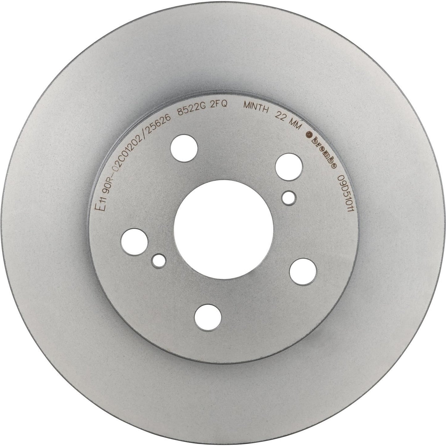 BRE-09.D510.11 - PAR DE DISCOS DE FRENO DELANTEROS PARA TOYOTA COROLLA HYBRID 2020-2021
