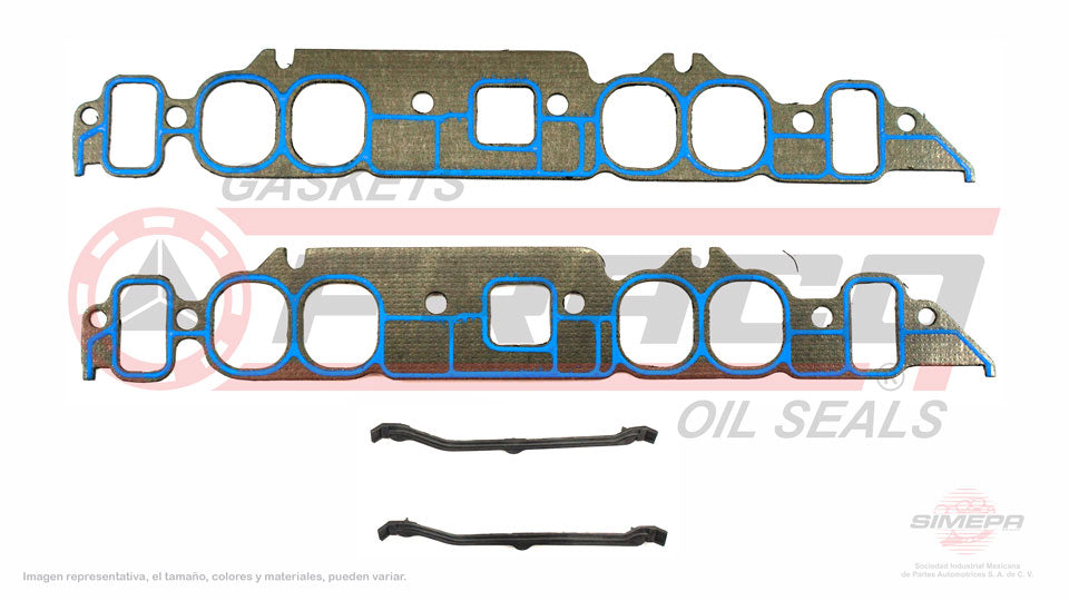 MIX-3082180 - EMPAQUE MULTIPLE DE ADMISION PARA CHEVROLET C1500 V8 7.4 L 16 V. OHV 1991-1993