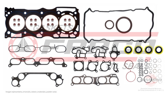 FSX-5840299SB - JUEGO DE EMPAQUES PARA NISSAN NP300 L4 2.5 L 16 V. DOHC QR25 2016-2018