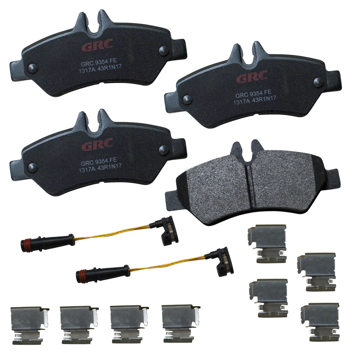GMD1317A - BALATAS SEMIMETALICAS TRASERAS PARA MERCEDES-BENZ SPRINTER 2007-2018