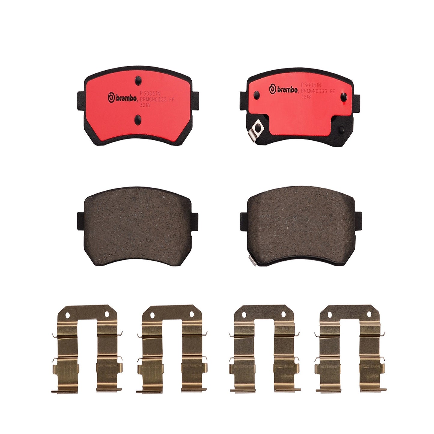 BRE-P30051N - BALATAS TRASERAS PARA HYUNDAI ELANTRA TOURING 2009-2009