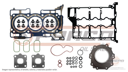 FSX-2630010 - JUEGO DE EMPAQUES PARA FORD FIESTA 1.5 L ECOBOOST L3 12 V DOHC YZJA TURBO 2018-2019