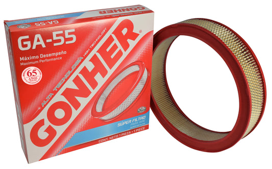 GH-GA-55 - FILTRO DE AIRE PARA CHEVROLET CAMARO BASE V8 5.0L 1969-1973