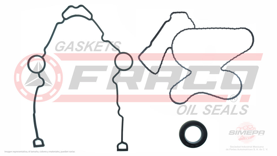 TCX-1182105 - EMPAQUE DE TAPA DE DISTRIBUCION PARA CHRYSLER ASPEN V8 5.7 L 16 V. HEMI 2007-2008