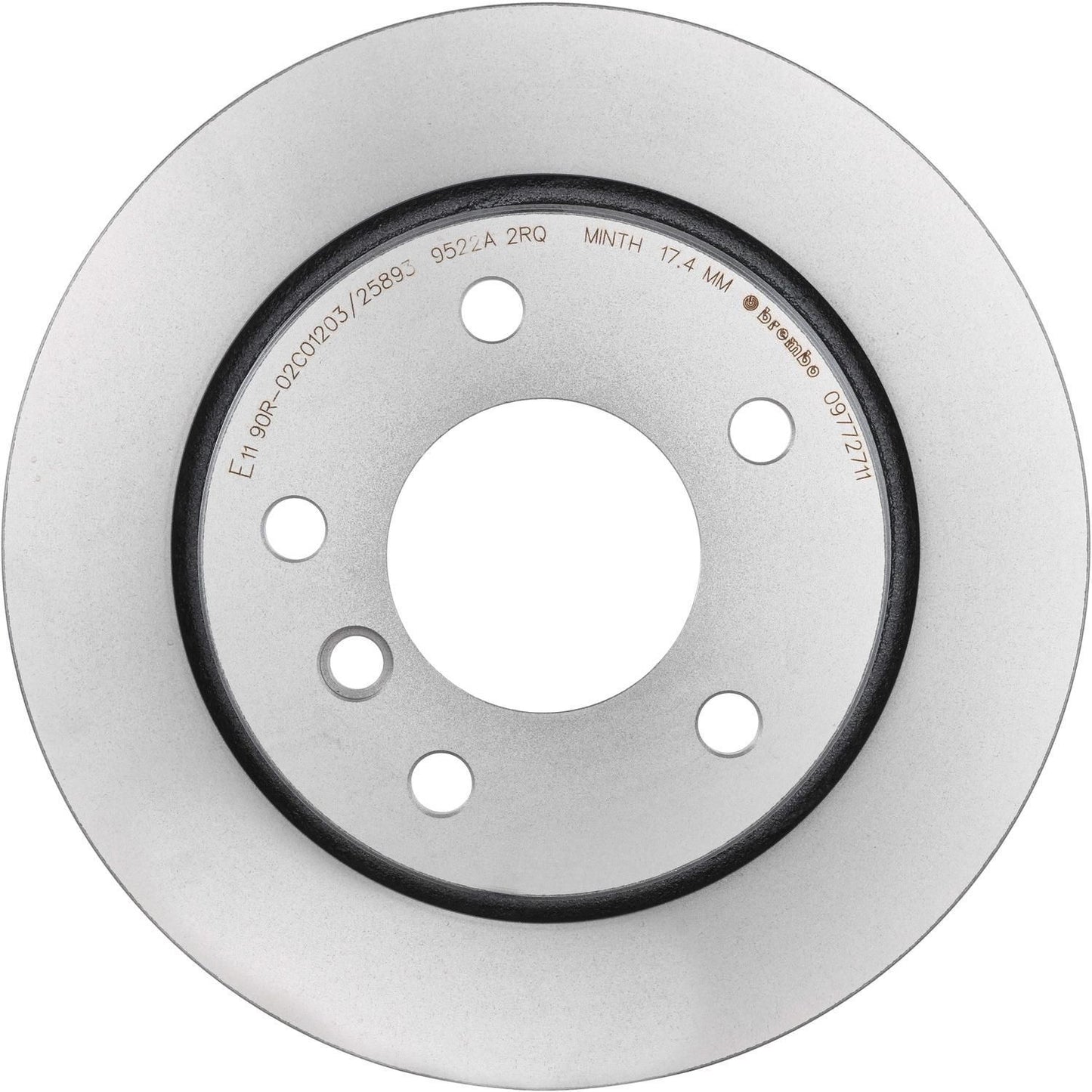 BRE-09.7727.11 - PAR DE DISCOS DE FRENO TRASEROS PARA BMW 320I BASE 2001-2005