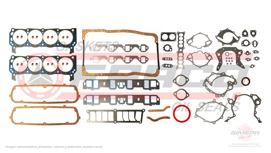 FSX-2682081 - JUEGO DE EMPAQUES PARA FORD BRONCO V8 5.0 L 16 V. OHV 1986-1996