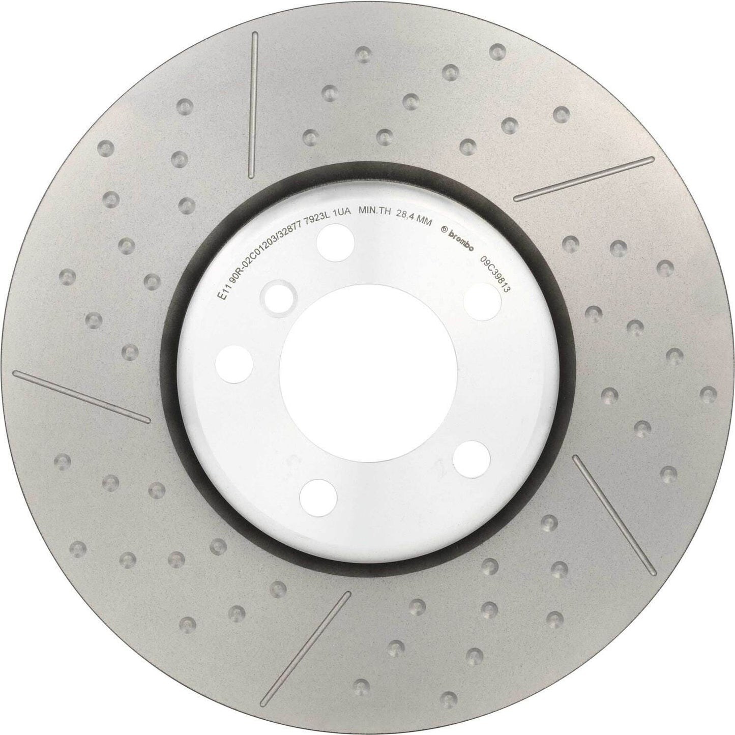 BRE-09.C398.13 - PAR DE DISCOS DE FRENO DELANTEROS PARA BMW 118I BASE 2012-2015