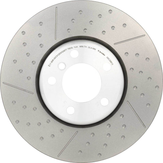 BRE-09.C398.13 - PAR DE DISCOS DE FRENO DELANTEROS PARA BMW 118I BASE 2012-2015