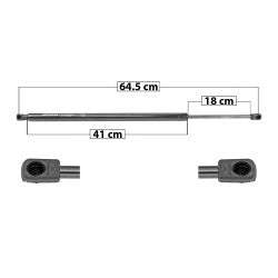 MANJ-51178 - AMORTIGUADOR 5TA PUERTA PARA TOYOTA HIGHLANDER 2020-2022 TRASERO
