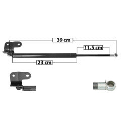MANJ-22073 - AMORTIGUADOR COFRE PARA NISSAN MAXIMA 1989-1994 IZQUIERDA