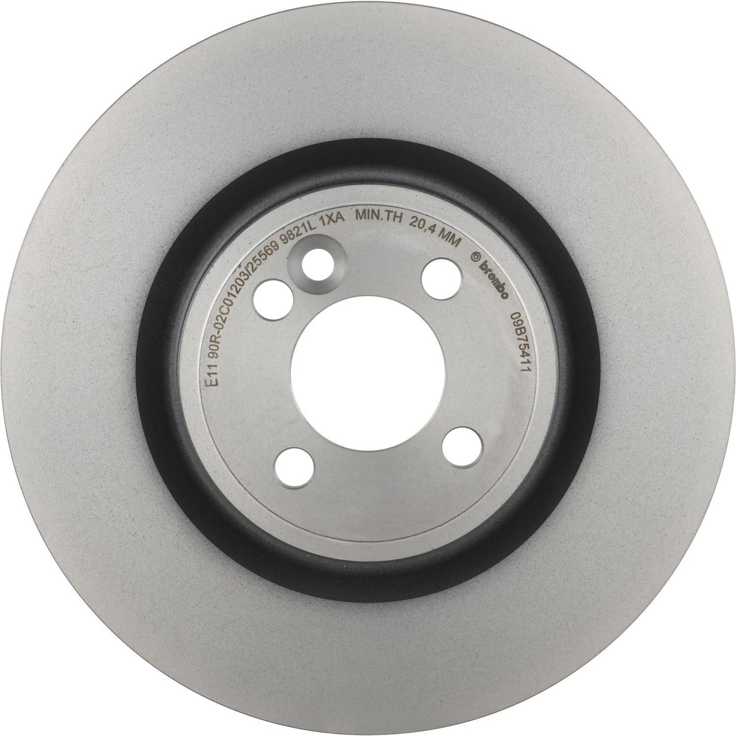 BRE-09.B754.11 - PAR DE DISCOS DE FRENO DELANTEROS PARA MINI COOPER ALL BLACK 2011-2011