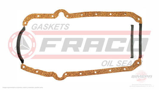 OSX-3082100 - EMPAQUE DE CARTER PARA AVANTI II V8 5.0 L 16 V. OHV 1981-1985
