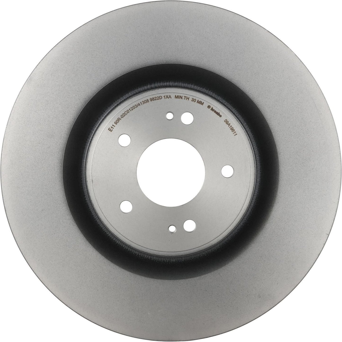 BRE-09.A196.11 - PAR DE DISCOS DE FRENO DELANTEROS PARA MITSUBISHI LANCER EVOLUTION 2014-2014