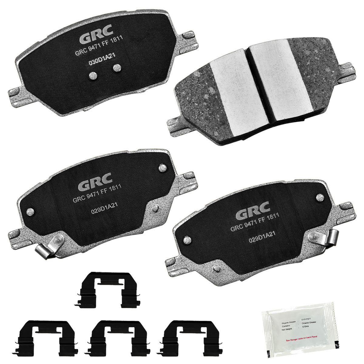 GPRD1811 - BALATAS CERAMICAS DELANTERAS PARA FIAT 500X 2016-2021