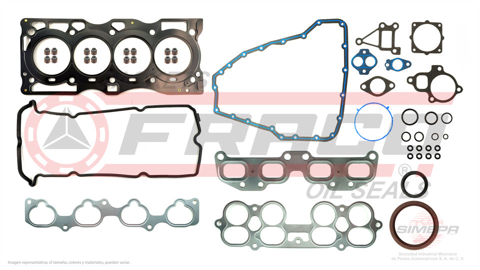 FSX-5840292 - JUEGO DE EMPAQUES PARA NISSAN ALTIMA L4 2.5 L 16 V. DOHC QR25DE 2002-2006