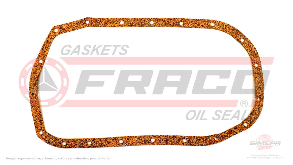 OSX-5540310 - EMPAQUE DE CARTER PARA DODGE H-100 L4 2.4 L SOHC 8 V. SOHC 4G64 2003-2005