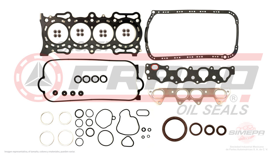 FSX-3540200 - JUEGO DE EMPAQUES PARA HONDA ACCORD L4 2.2 L SOHC 16 V. SOHC F22B1 F22B2 1994-1997
