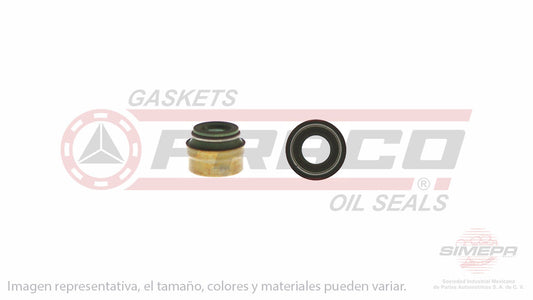 S-5261-V - (50 PIEZAS) SELLO DE VALVULA (RETEN) PARA PEUGEOT 206 L4 1.4 L 8 V. SOHC TU3JP 2000-2008