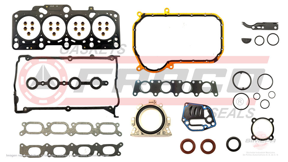 FSX-8640140-1 - JUEGO DE EMPAQUES PARA AUDI A4 L4 1.8 L 20V 20 V. DOHC 1997-2000