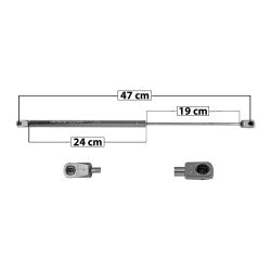 MANJ-33413 - AMORTIGUADOR VIDRIO TRASERO PARA JEEP GRAND CHEROKEE 1994-1998 TRASERO