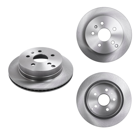 FR-09160 PAR DISCOS DE FRENO TRASEROS CHEVROLET EQUINOX LS 4 CIL 2.4L 2012-2014
