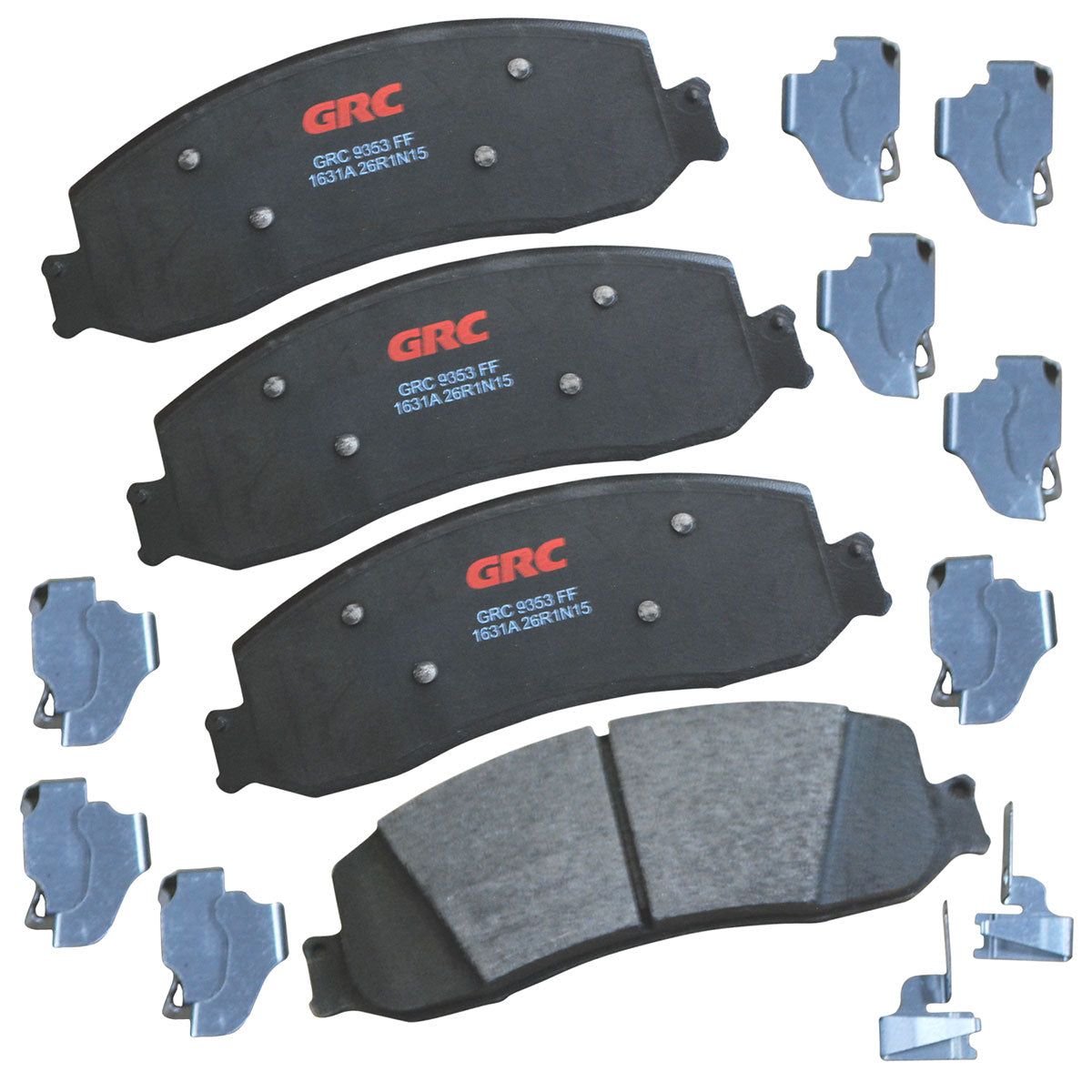 GMD1631A - BALATAS SEMIMETALICAS DELANTERAS PARA FORD F-250 SUPER DUTY 2012-2012