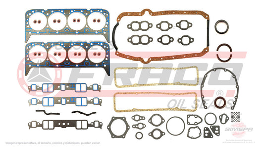 FSX-3082100 - JUEGO DE EMPAQUES PARA AVANTI II V8 5.0 L 16 V. OHV 1981-1985