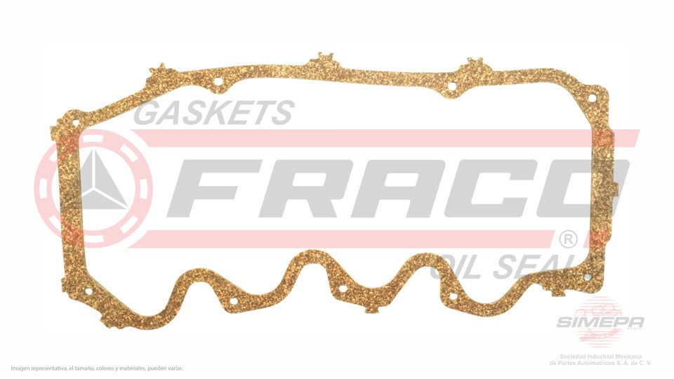 VSX-2640030 - EMPAQUE DE TAPA PUNTERIAS PARA FORD ESCORT L4 1.9 L SOHC 8 V. SOHC 1985-1990