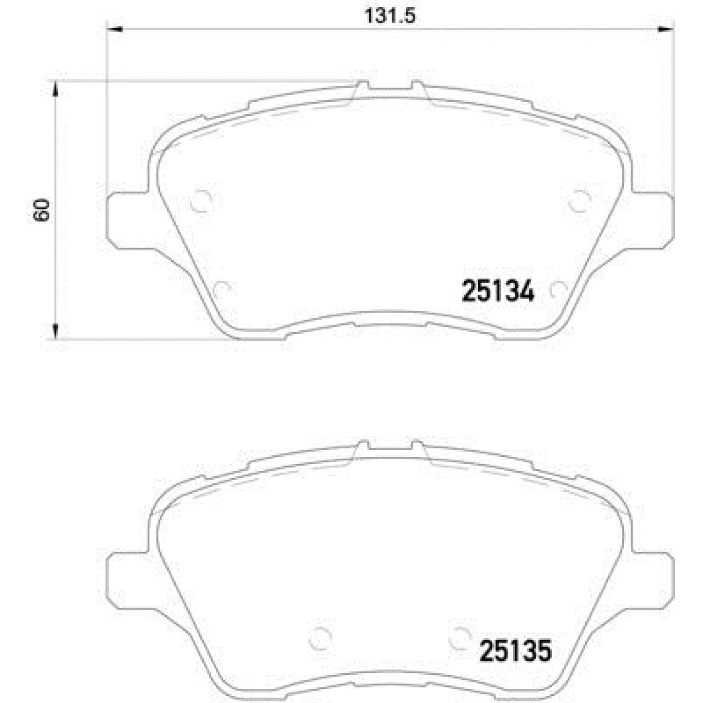 BRE-P24151 - BALATAS DELANTERAS PARA FORD FIESTA ST 2014-2016