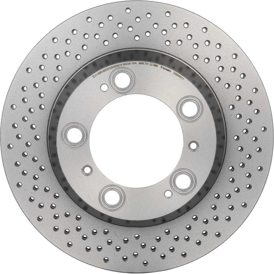 BRE-09.6665.11 - PAR DE DISCOS DE FRENO TRASEROS PARA PORSCHE 911 CARRERA 2006-2008