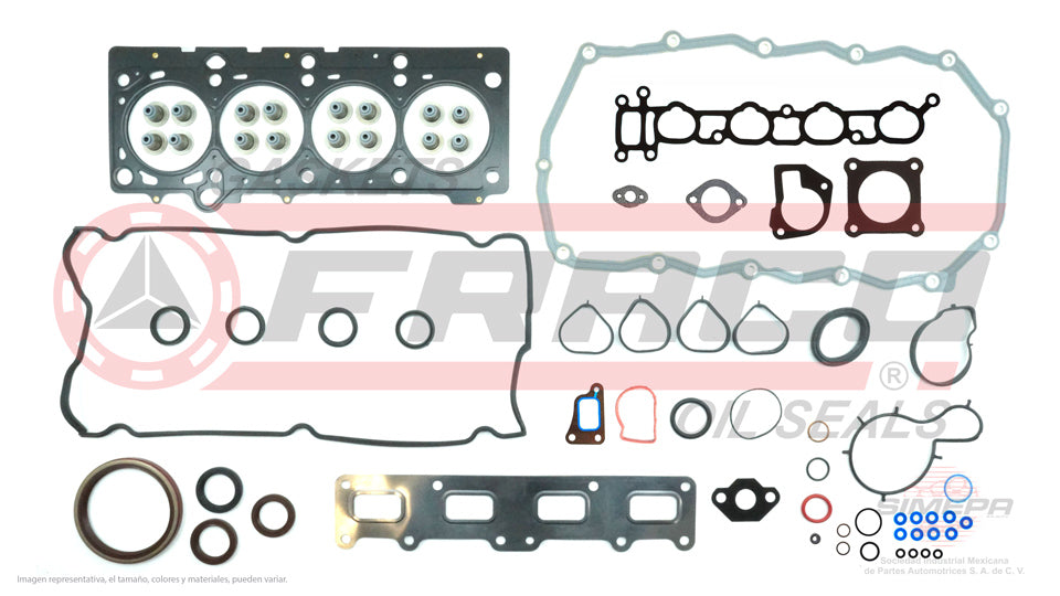 FSX-1140077 - JUEGO DE EMPAQUES PARA CHRYSLER SEBRING L4 2.4 L DOHC 16 V. EDZ DOHC  2002-2004