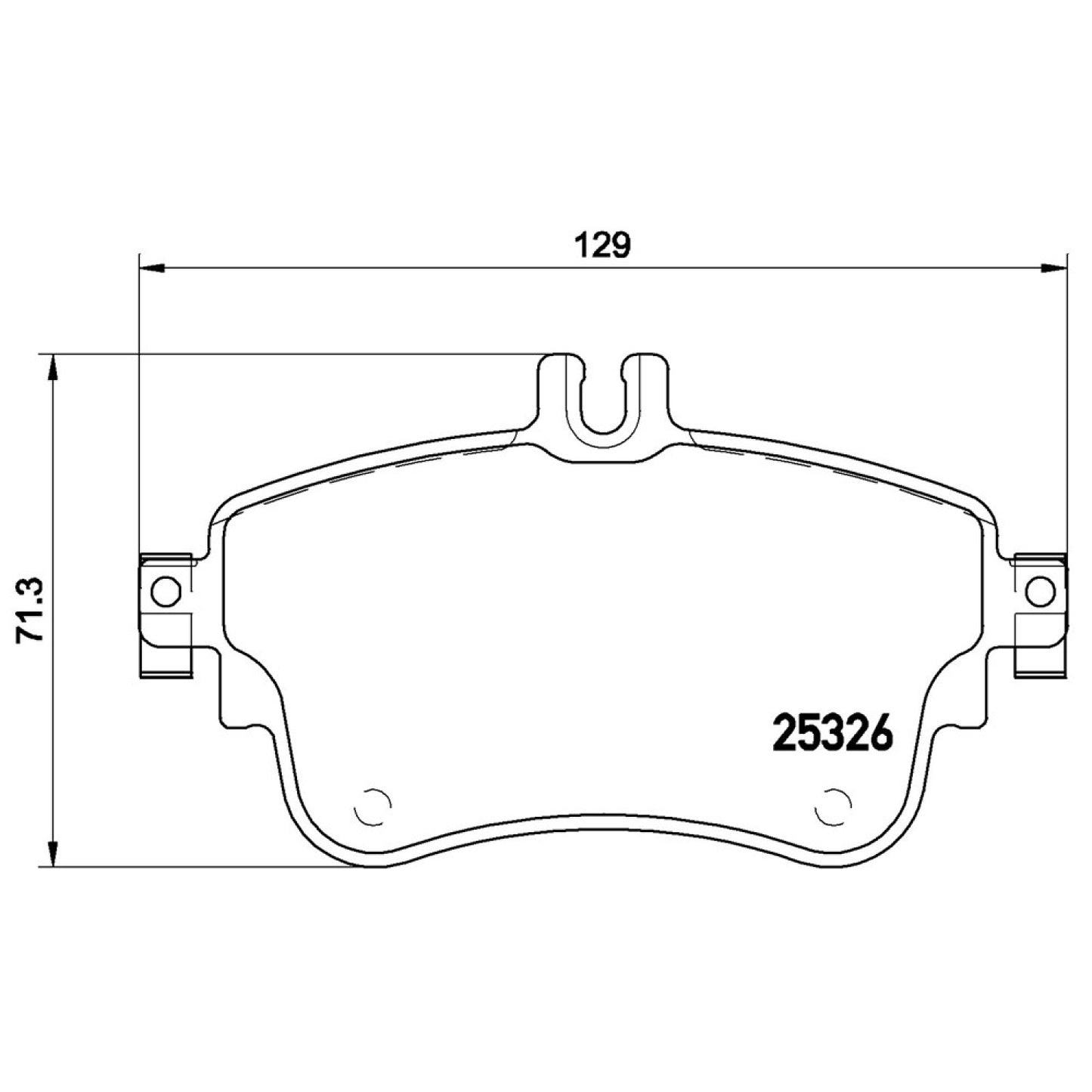 BRE-P50094 - BALATAS DELANTERAS PARA MERCEDES-BENZ A180 BASE 2013-2016