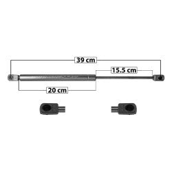 MANJ-35121 - AMORTIGUADOR COFRE PARA NISSAN MAXIMA 2000-2003 DERECHA/IZQUIERDA