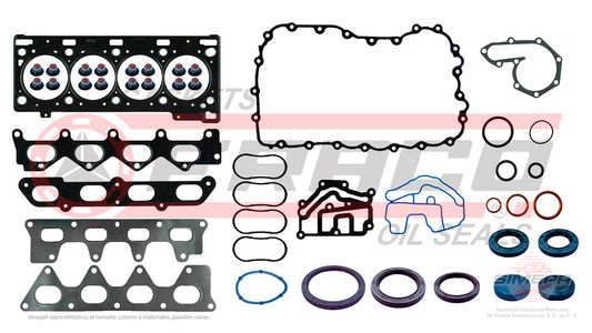 FSX-6540172 - JUEGO DE EMPAQUES PARA RENAULT DUSTER L4 2.0 L 16 V. DOHC F4R 2013-2019