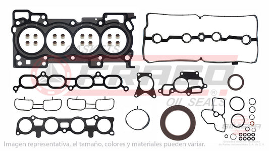 FSX-6540180 - JUEGO DE EMPAQUES PARA RENAULT FLUENCE L4 2.0 L 16 V. DOHC M4R 2011-2017