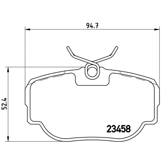 BRE-P44009 - BALATAS TRASERAS PARA LAND ROVER RANGE ROVER 25TH ANNIVERSARY EDITION 1995-1995