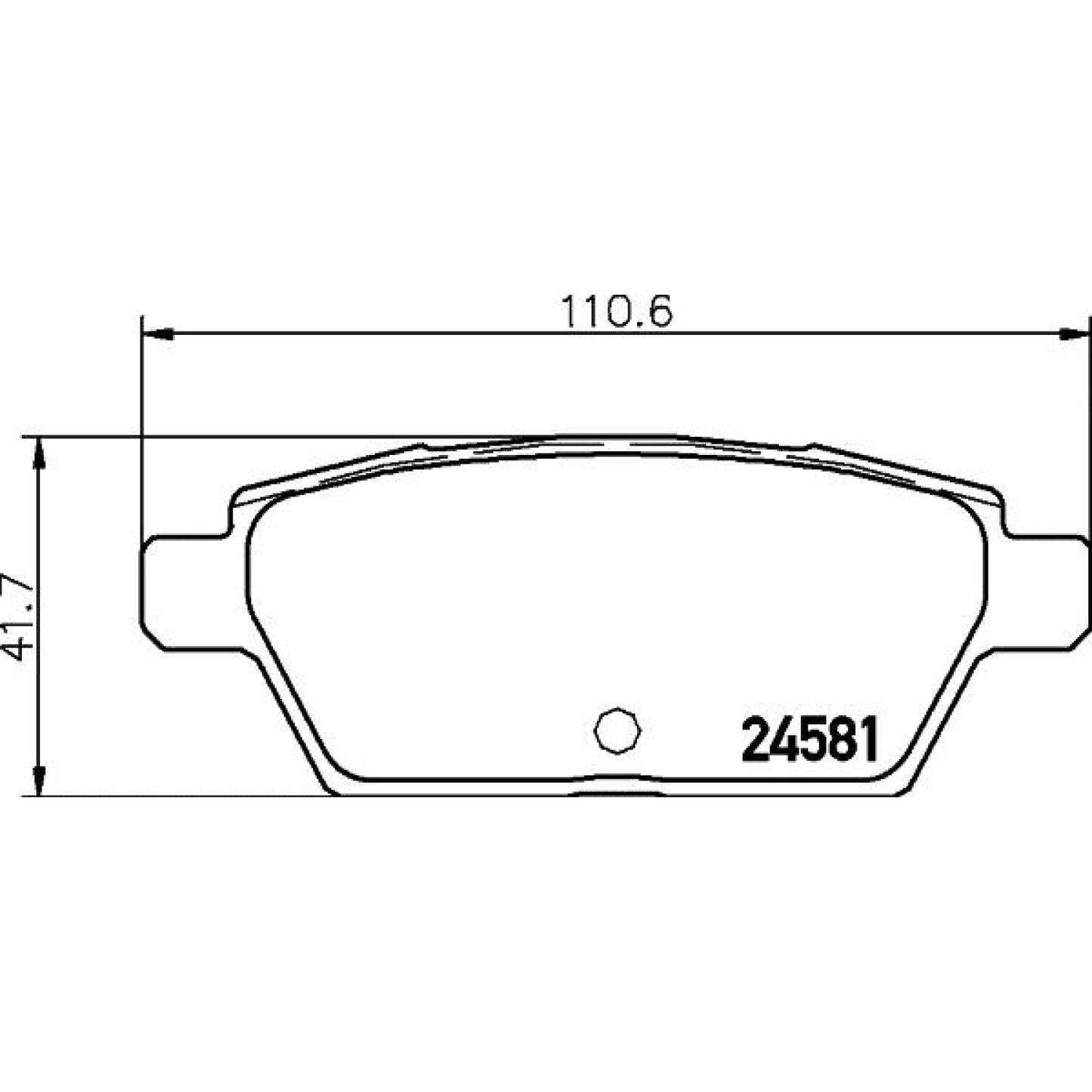 BRE-P49051 - BALATAS TRASERAS PARA FORD FUSION HYBRID 2010-2012