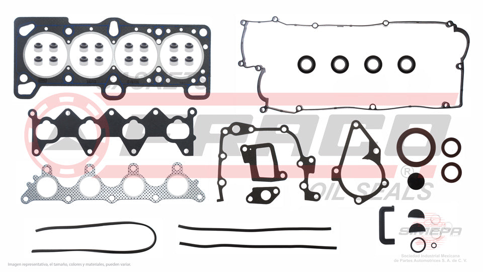 FSX-3640075SB - JUEGO DE EMPAQUES PARA DODGE ATTITUDE L4 1.6 L 16 V. DOHC G4ED 2008-2010