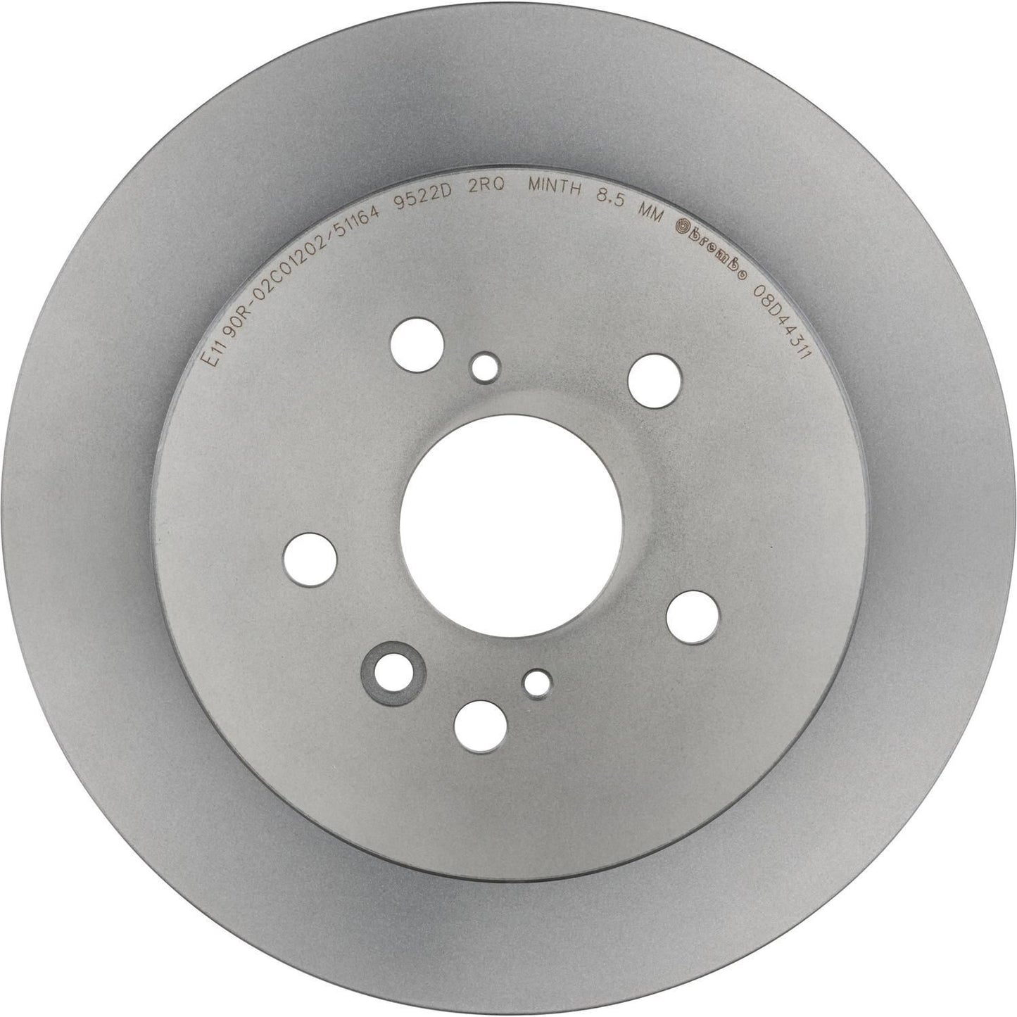 BRE-08.D443.11 - PAR DE DISCOS DE FRENO TRASEROS PARA TOYOTA HIGHLANDER BASE 2008-2013