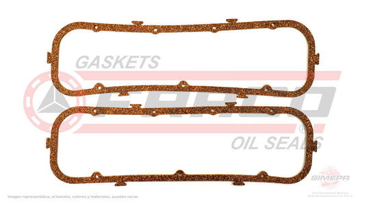 VSX-3082180 - EMPAQUE DE TAPA PUNTERIAS PARA CHEVROLET BEL AIR V8 6.5 L 16 V. OHV 1965-1969
