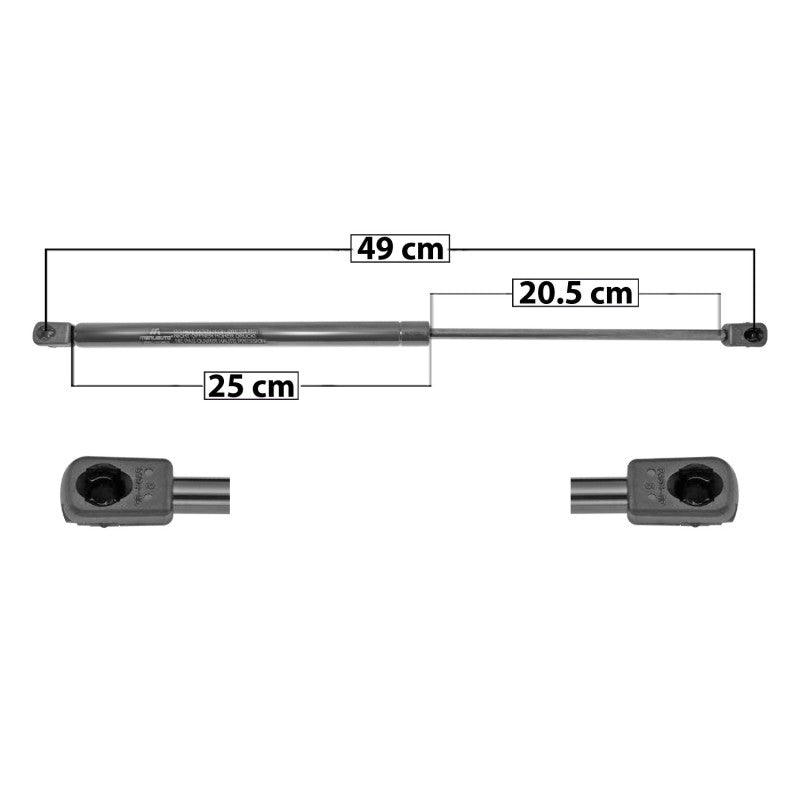 MANJ-60194 - AMORTIGUADOR COFRE PARA DODGE DAKOTA 2005-2010 DERECHA/IZQUIERDA