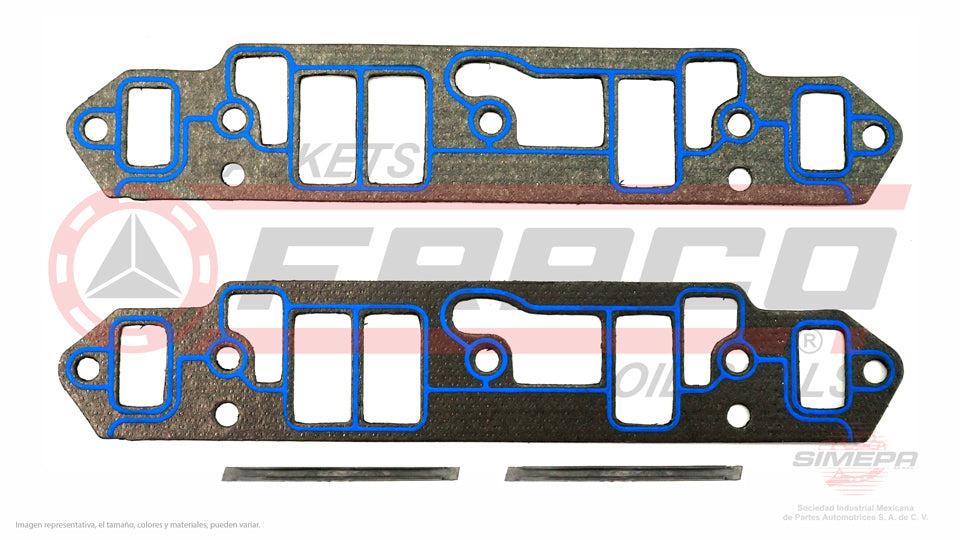 MIX-3062011 - EMPAQUE MULTIPLE DE ADMISION PARA BUICK CENTURY V6 3.0 L 12 V. OHV 1982-1985
