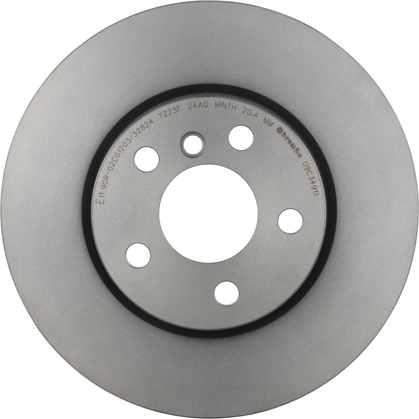 BRE-09.C349.11 - PAR DE DISCOS DE FRENO DELANTEROS PARA BMW 118I SPORT LINE 2019-2019
