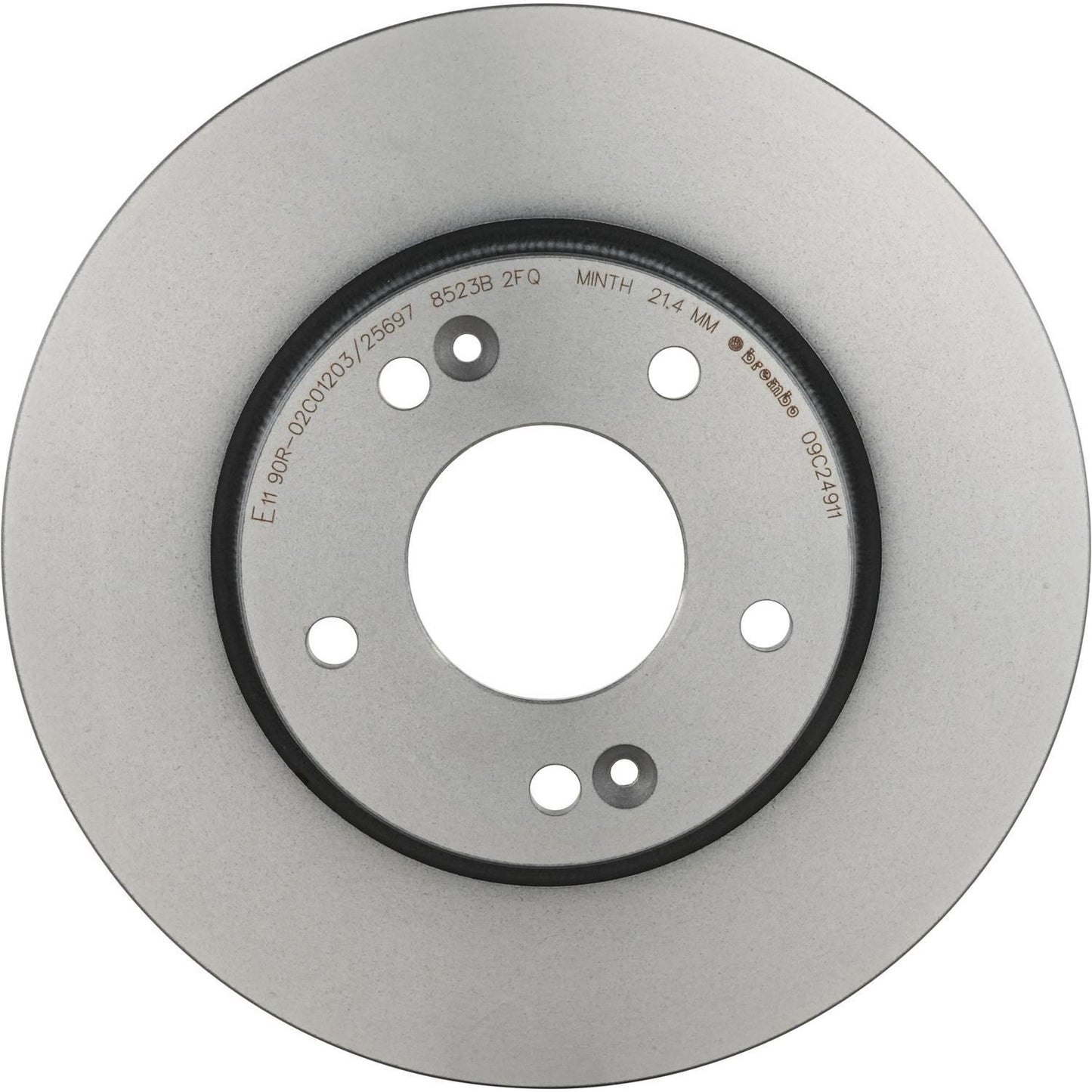 BRE-09.C249.11 - PAR DE DISCOS DE FRENO DELANTEROS PARA HYUNDAI ELANTRA ECO 2017-2020